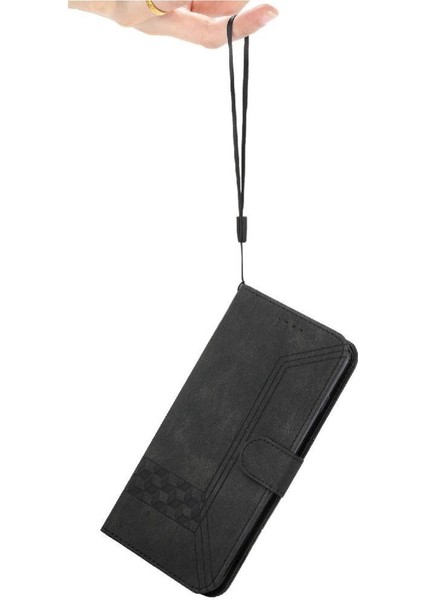 iPhone 11 Pro Max Kart Tutucu Yuvaları Bilek Kayışı Tpu Iç Koruyucu Stand Pu Deri Folyo Kapaklı Cüzdan Telefon Kılıfı (Yurt Dışından) indirimleri