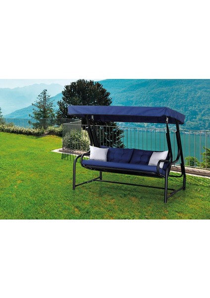 Gondol Üç Kişilik Metal Salıncak (Minder Hediyeli) fiyatları