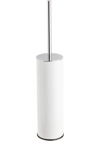 Banyo Tuvalet Fırçalığı Beyaz/krom Renk (BA4004 009 Al7-Cr)