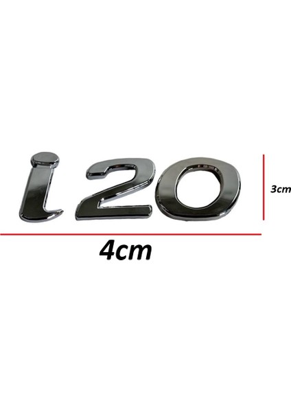 Hyundaı Yazı I20 08-17 Arka (I20 Yazısı)