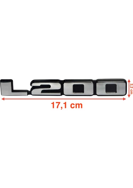 Mıtsubıshı Yazı Kapı L200 96-05 (L200 Yazısı)