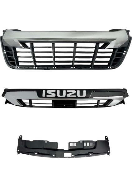 Isuzu Panjur D-Max 20-22 Ön (Krom/siyah)