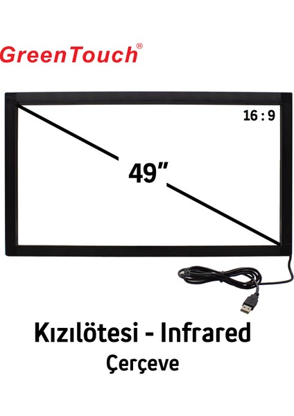49" Kızılötesi - Infrared Dokunmatik Çerçeve