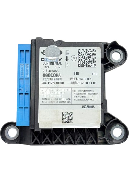 Chery Aırbag Beyni Tiggo 8 Pro 22-24