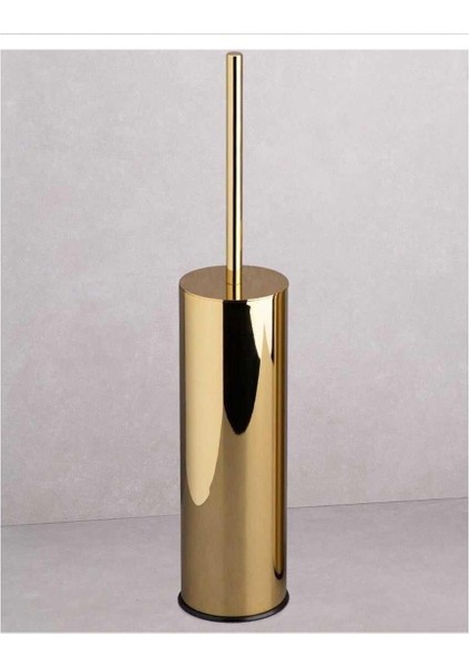 Banyo Tuvalet Fırçalığı Gold Renk (BA4004 009 Gl)