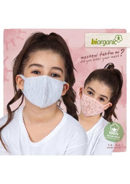 Organik Maske 2li Kirpi Pembe - Kar Melanj
