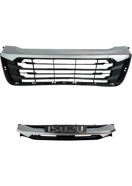 Isuzu Panjur D-Max 22-24 Ön (Nikelaj/siyah)