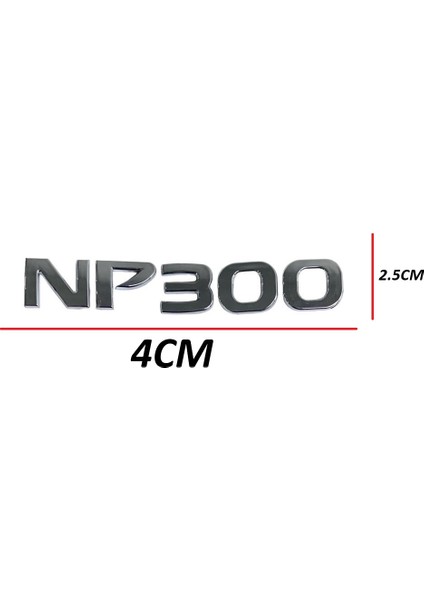 Nıssan Yazı Navara 15-19 Arka (NP300 Yazısı)