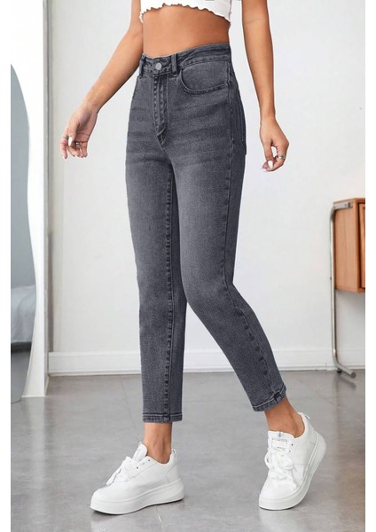 Kadın Yüksek Bel Soho Boyfriend Jean C599 fırsatları