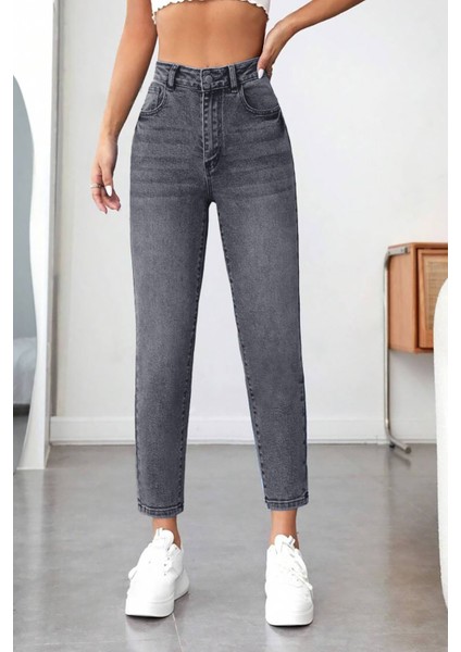 Kadın Yüksek Bel Soho Boyfriend Jean C599 indirimleri