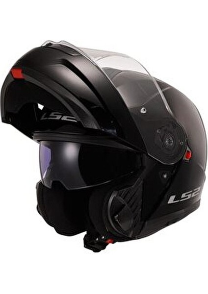 Strobe 2 Çene Açılır Kask ECE 22.06 Sertifikalı Güvenlik Özellikleri Siyah fırsatları