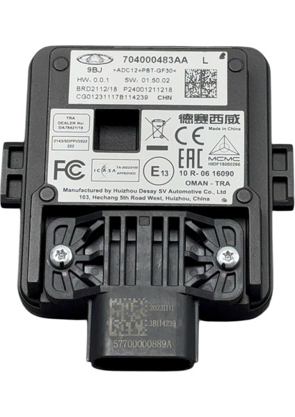 Chery Beyin Radar Omoda 5 22-24 Arka (A)