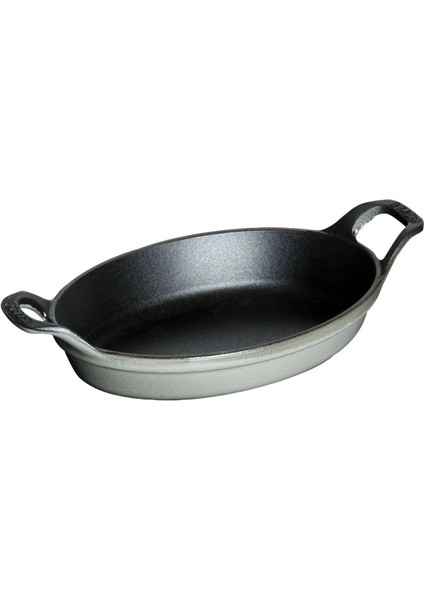 Döküm Sahan Oval 15 Cm Grafit Gri