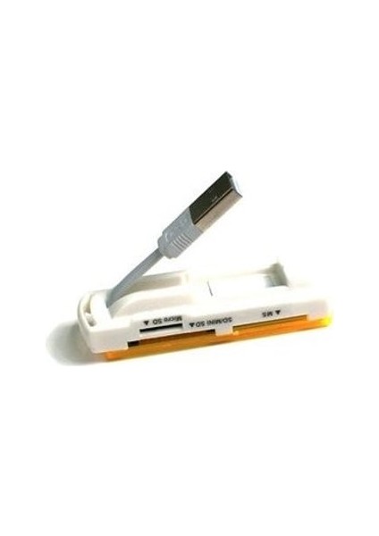 Codegen USB 2.0 Kart Okuyucu Cr-19 | Turuncu | All-In-One Kart Okuyucu