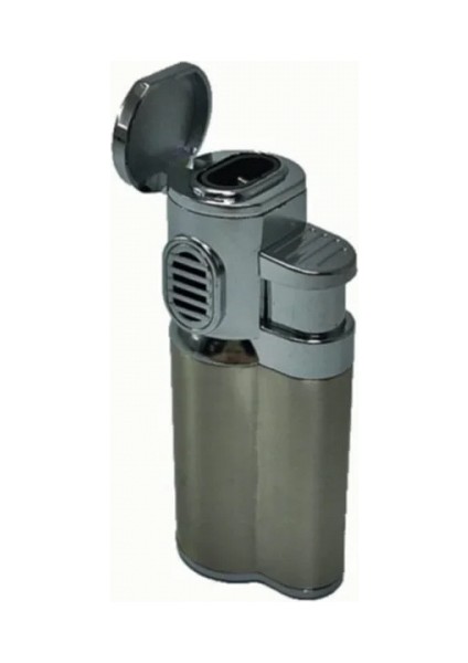 Metal Çift Yanan Turbo Çakmak