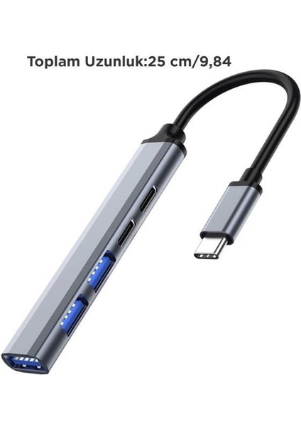 USB To Type-C 5 In 1 Hub Yd-49 Dönüştürücü fiyatları