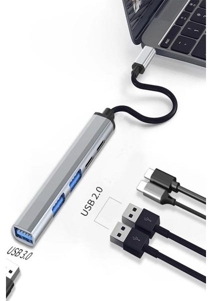 USB To Type-C 5 In 1 Hub Yd-49 Dönüştürücü modelleri
