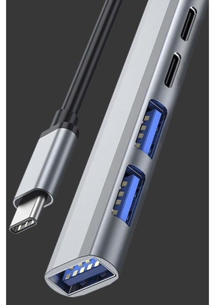 USB To Type-C 5 In 1 Hub Yd-49 Dönüştürücü fırsatları