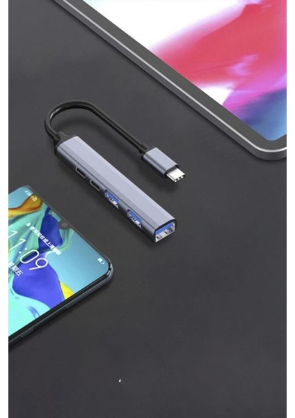 USB To Type-C 5 In 1 Hub Yd-49 Dönüştürücü indirimleri