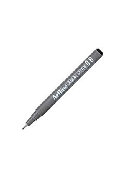 Drawing System 0.6 Çizim Kalemi Siyah Metal Uçlu İnce Yazım İçin İdeal fiyatları