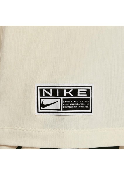 Sportswear Air Loose Fit T-Shirt Kadın Bol Kesim Pamuklu Tişört Krem fırsatları