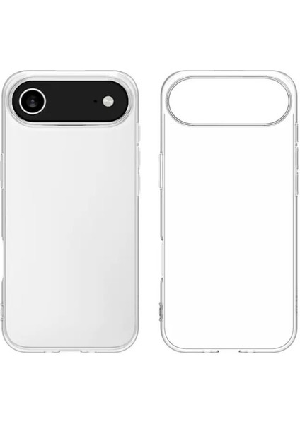 Apple iPhone 17 Air ile Uyumlu Kapak Süper Silikon Şeffaf Kılıf fırsatları