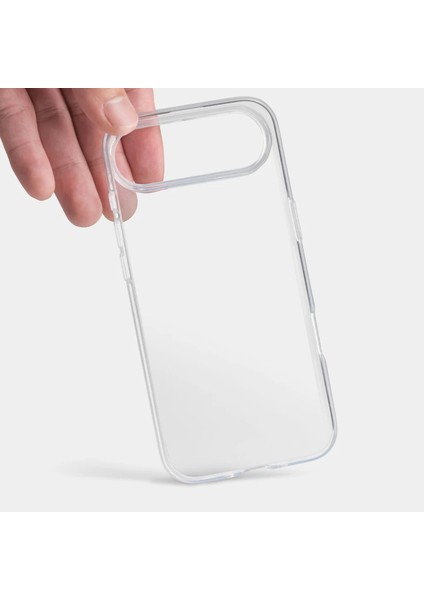 Apple iPhone 17 Air ile Uyumlu Kapak Süper Silikon Şeffaf Kılıf indirimleri