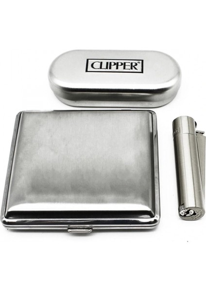 Gümüş Metal Tabaka ve Çakmak