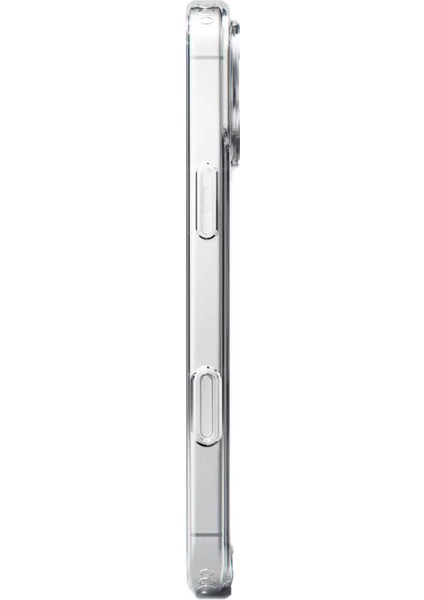 Apple iPhone 17 Promax ile Uyumlu Kapak Magsafe Kablosuz Şarj Destekli Şeffaf Silikon Kılıf
