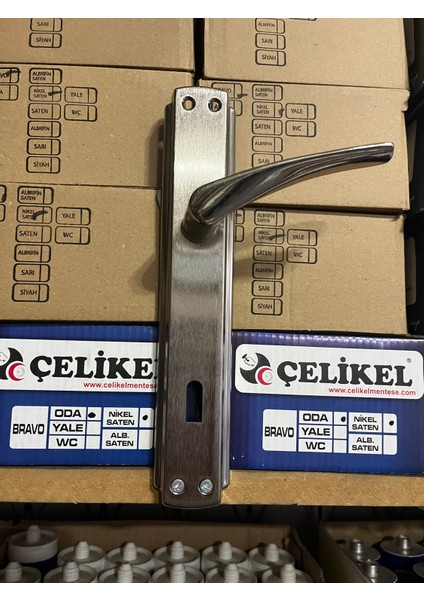 Tursan Oda Kapı Kilidi 35 mm ve Bravo Kapı Kolu Set modelleri