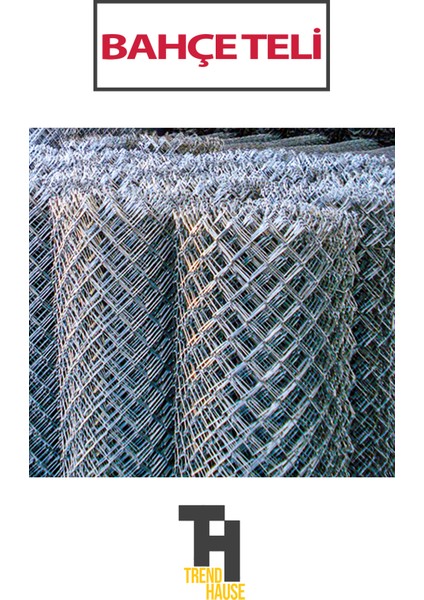 Elit Bahçe Teli Yükseklik 1.20 Mt. Uzunluk 24 Mt. Kalınlık 1.70 Mm. Tel Gözü 7x7 cm