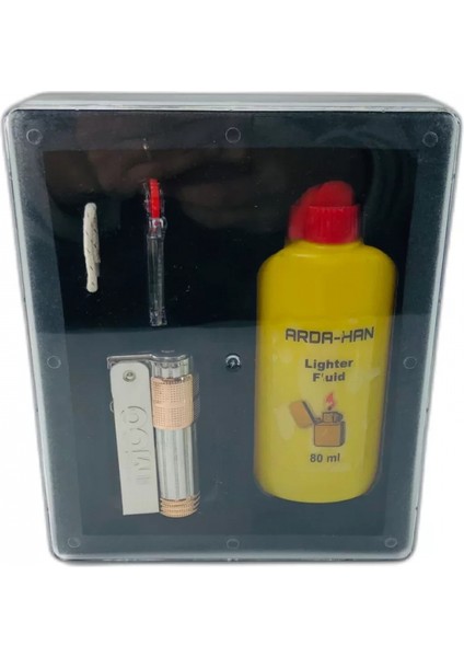 Imco Avusturya Rüzgarlı Benzinli Muhtar Çakmağı Benzin Hediyeli Set fiyatları