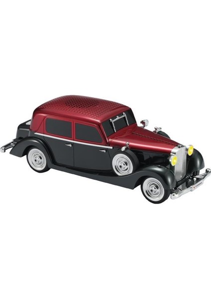 D55 Kırmızı Retro Araba Tasarımlı Bluetooth Hoparlör 2X5W Fm + USB + Tf Kart modelleri