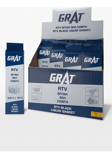 300° Isıya Dayanıklı Siyah Sıvı Conta Tüp Silikon 80 ml Sızdırmaz Özellikli 1 Adet modelleri