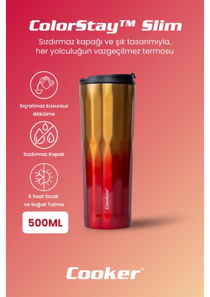 New Cool Lüx 0.50 ml Premium Çift Kat Paslanmaz Çelik Termos Matara Suluk Termosu fiyatları