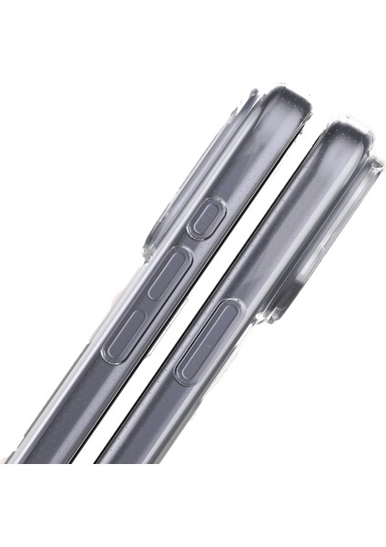 Apple iPhone 17 Promax ile Uyumlu Kapak Süper Silikon Şeffaf Kılıf