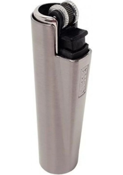 Gümüş Metal Kılıflı Çakmak