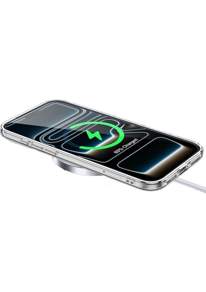 Apple iPhone 17 Promax ile Uyumlu Kapak Süper Silikon Şeffaf Kılıf