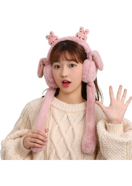 Tianzerunsevimli Hareketli Tavşan Kulaklıkları (Yurt Dışından)