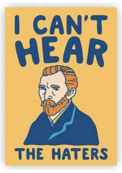 Hear Van Gogh Ahşap Poster 20 x 29 cm