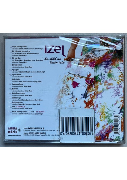 Izel Bir Dilek Tut Benim Için CD (Jelatininde Sıfır Orijinal Dönem Baskı Cd) fiyatları