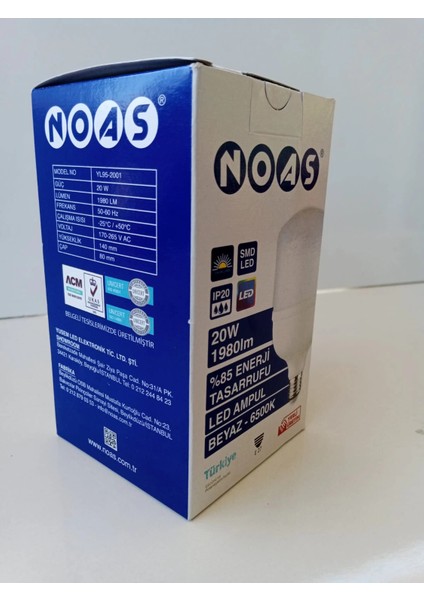 20 W LED Ampul "4 Ad" modelleri