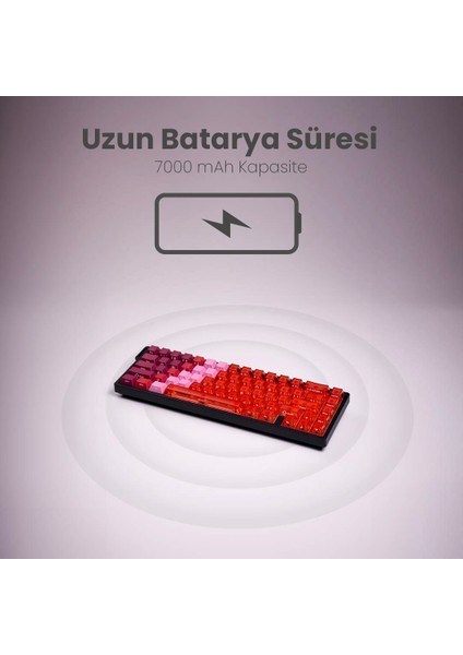 Beast R68 He Max Kablosuz 8k Hz Manyetik Switch Klavye