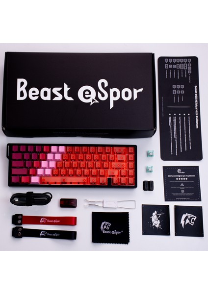 Beast R68 He Max Kablosuz 8k Hz Manyetik Switch Klavye