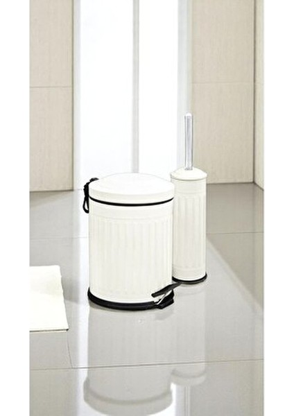 Ikili Banyo Seti Krem Vintage