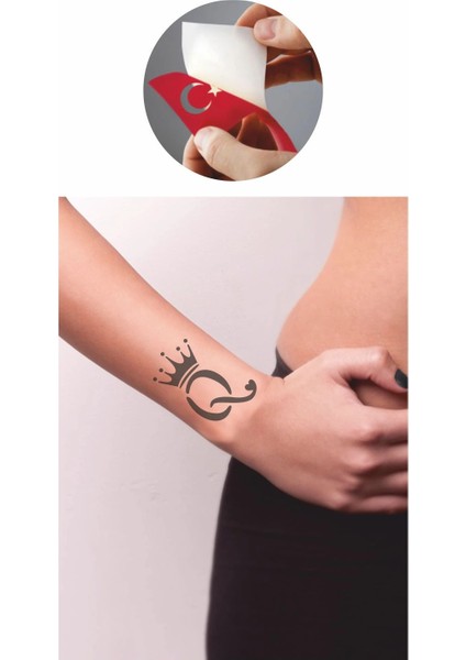 Hükümdar Kraliçe Tacı Şablonu Kına Deseni Tattoo Geçici Dövme Şablonları Kına Kalıpları fiyatları