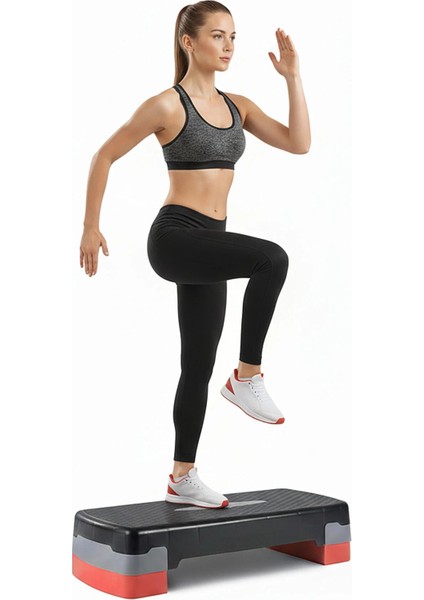 Step Tahtası 2 Kademeli ve Atlama Ipi | Aerobik Kardiyo Egzersiz, Evde Spor Fitness Aleti fiyatları