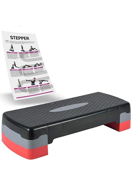 Step Tahtası 2 Kademeli ve Atlama Ipi | Aerobik Kardiyo Egzersiz, Evde Spor Fitness Aleti modelleri
