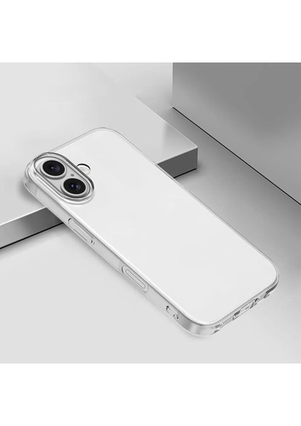 Apple iPhone 17 ile Uyumlu Kapak 1mm Şeffaf Süper Silikon Kılıf indirimleri