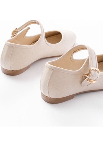 2606 Bej Baretli Günlük Bayan Ayakkabı fırsatları